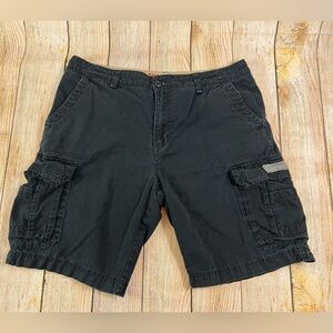 UNIONBAY Black Cargo Shorts for Men